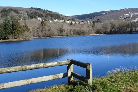 Lac à Pradelles. 20 minutes en voiture.