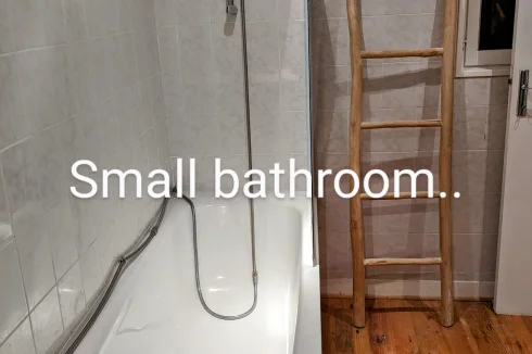 Small bathroom.