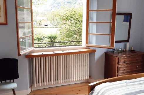 Double bedroom 1, double aspect with french doors onto the balcony