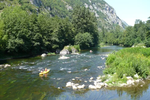 Local Ariege river