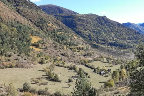 View from up the Col d'Ussat