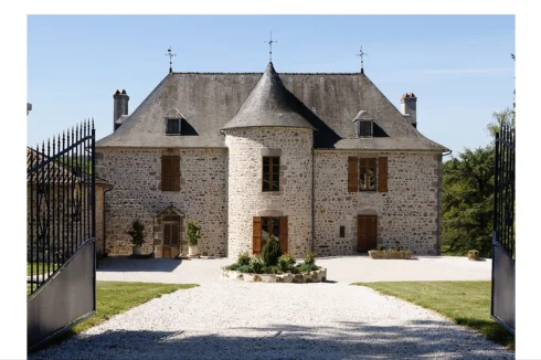 Small Chateau with Cottage and Equine Facilities.