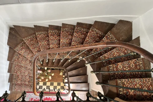 Staircase at Villa Louise