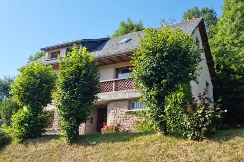 In the Heart of the Volcanic Countryside of France, Beautiful House with a Panoramic View on the Mountains.