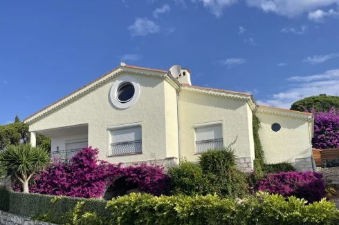 Villa Troubadour Overlooking the Bay of Villefranche Sur Mer.