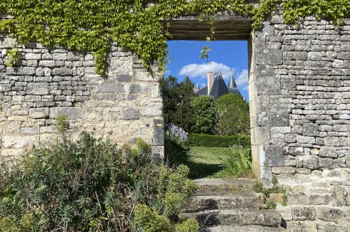 View of chateau