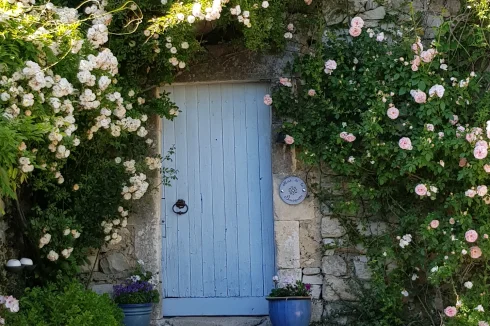 Courtyard door