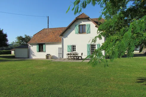 Cottage with large, private gardens.