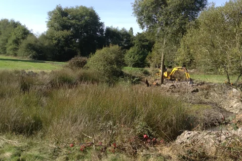 The stock pond above lake 2