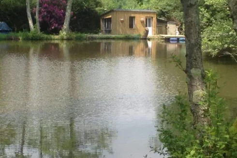 Across lake 2 to carpers cabin