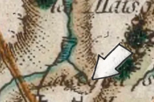 The lake in 1768