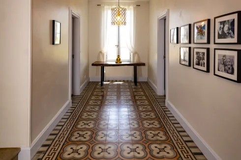 Main residence landing with original Italian tiles