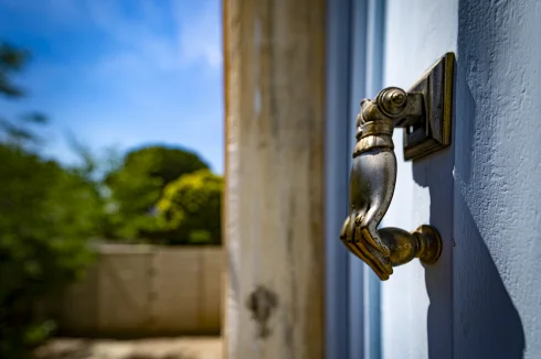 Main residence original front door knocker