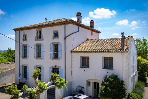 Rear view of Maison de Maître and Gîte