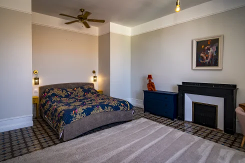 Main residence bedroom 1 with original Italian tiles