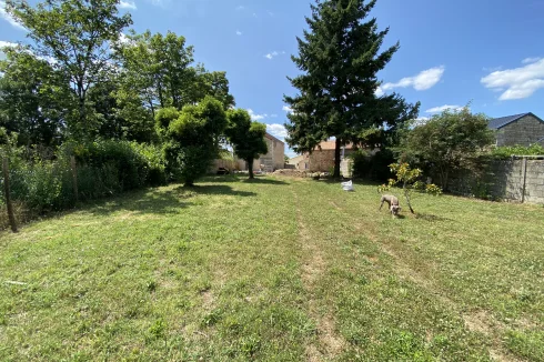 Looking back towards house