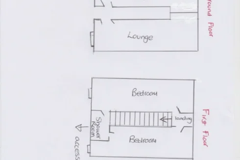 Cottage floor plan