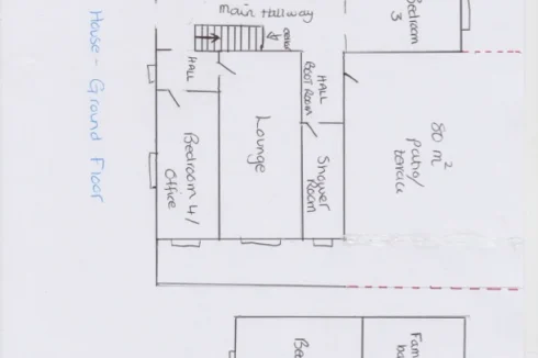 Main house floor plan