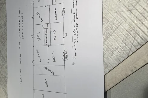 Layout of house