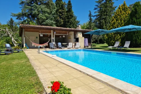 Pool and Poolhouse