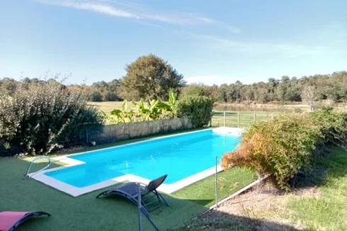 swimming pool view of meadow forest