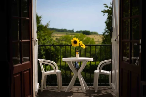 Chambre avec vue !