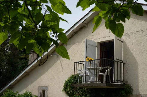 Balcon à l'étage.