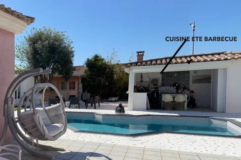 Magnificent Single-Storey Villa in the South of France, a Few Steps from the Beaches, Marina, the Clape …