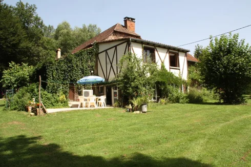 arrière - ouest - terrasse, salon de jardin