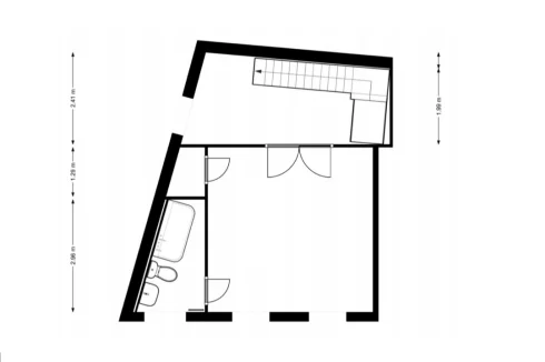 Maison de ville : plan d'étage