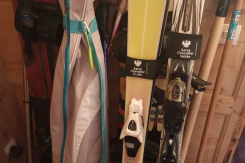 Plenty of storage for skis, boards, snow shovels...