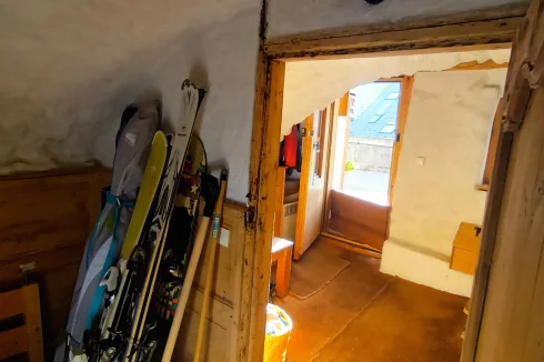Storage in utility room (there's also a wood/ ski store next to the front door)