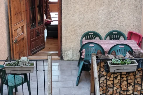 Rear terrace
