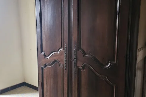 Antique oak wardrobe