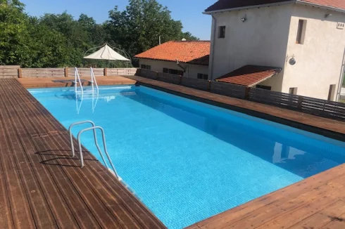 House and pool decking