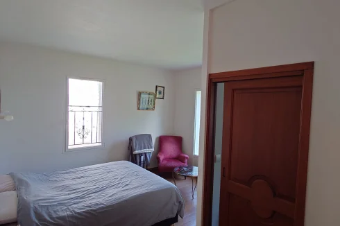Master suite (with dressing room and bathroom to be finished)