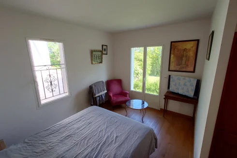 Master suite (with dressing room and bathroom to be finished)