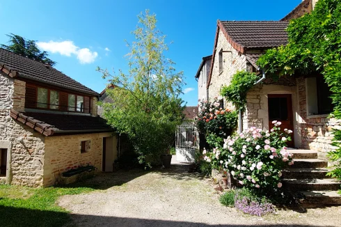 Gite's courtyard