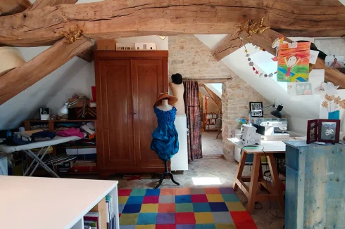 House atelier in second floor