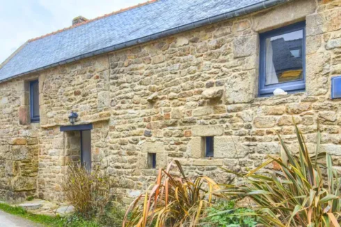 Restored slate roof and stone walls, renovated in 2025