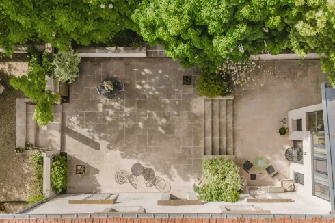 courtyard entrance