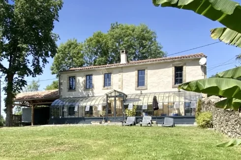 Main house from garden
