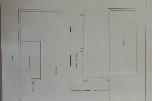 Plan extérieur piscine