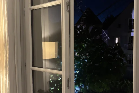 Night view of the living room