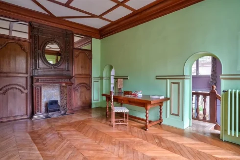 sun-filled reception room