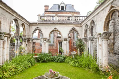 cloister with 13th-century elements