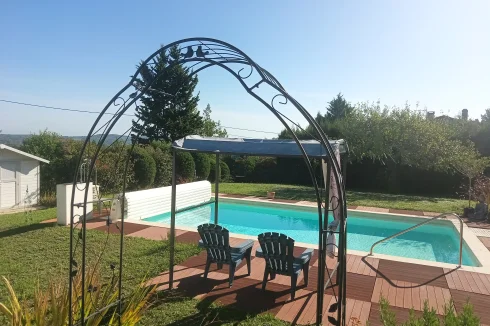 Piscine avec nage contre courant