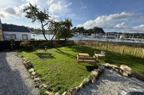 Garden with sea view