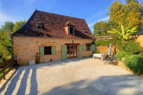 House with terrace view