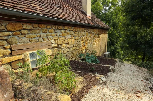 Rear vegetable garden